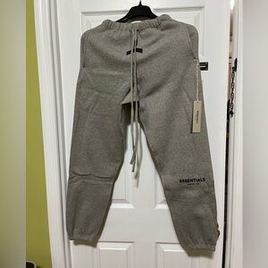 Fear of God essentials sweatpants dark oatmeal